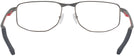Rectangle Pewter Oakley OX3012 Single Vision Full Frame View #4