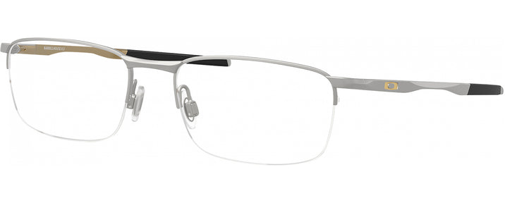 Rectangle Titanium Oakley 3174 Single Vision Full Frame View #1