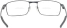 Rectangle Satin Black Oakley OX3227 Fuller Bifocal View #4