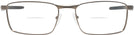 Rectangle Pewter Oakley OX3227 Fuller Bifocal View #2