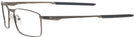 Rectangle Pewter Oakley OX3227 Fuller Single Vision Full Frame View #3