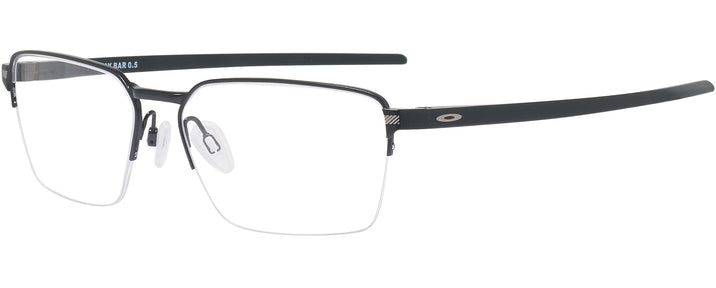 Rectangle Satin Black Oakley OX5080 Single Vision Full Frame View #1