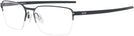 Rectangle Satin Black Oakley OX5080 Single Vision Full Frame View #1