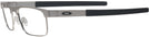 Rectangle Satin Brushed Chrome Oakley OX5153 Titanium Single Vision Full Frame View #3