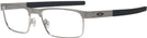Rectangle Satin Brushed Chrome Oakley OX5153 Titanium Single Vision Full Frame View #1
