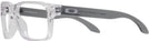 Square Polished Clear Oakley OX8156 Holbrook RX Single Vision Full Frame View #3
