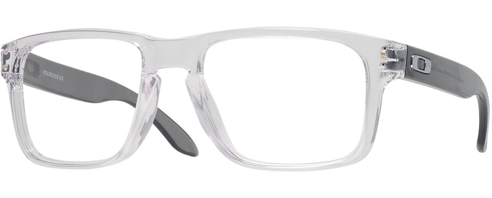 Square Polished Clear Oakley OX8156 Holbrook RX Computer Style Progressive View #1