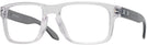 Square Polished Clear Oakley OX8156L Holbrook RX Progressive No-Lines View #1