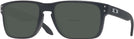 Square Satin Black Oakley OX8156L Holbrook RX Bifocal Reading Sunglasses View #1