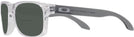 Square Polished Clear Oakley OX8156L Holbrook RX Bifocal Reading Sunglasses View #3