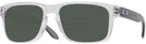 Square Polished Clear Oakley OX8156L Holbrook RX Bifocal Reading Sunglasses View #1