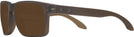 Square Brown Smoke Oakley OX8156L Holbrook RX Bifocal Reading Sunglasses View #3