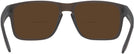 Square Brown Smoke Oakley OX8156L Holbrook RX Bifocal Reading Sunglasses View #4