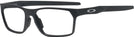 Rectangle Satin Black Oakley OX8032 Single Vision Full Frame View #1