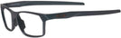 Rectangle Dark Matte Silver/blue Colorshift Oakley OX8032 Single Vision Full Frame View #3