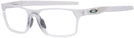 Rectangle Matte Clear Oakley OX8032 Single Vision Full Frame View #1