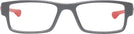 Rectangle Satin Light Steel Oakley OX8046L Airdrop Single Vision Full Frame View #2