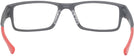 Rectangle Satin Light Steel Oakley OX8046L Airdrop Single Vision Full Frame View #4