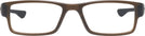 Rectangle SATIN BROWN SMOKE Oakley OX8046L Airdrop Single Vision Full Frame View #2