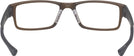 Rectangle SATIN BROWN SMOKE Oakley OX8046L Airdrop Single Vision Full Frame View #4
