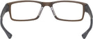 Rectangle SATIN BROWN SMOKE Oakley OX8046L Airdrop Single Vision Full Frame View #4