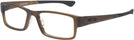 Rectangle SATIN BROWN SMOKE Oakley OX8046L Airdrop Single Vision Full Frame View #1
