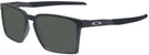 Round Satin Black Oakley OX8055 Bifocal Reading Sunglasses View #1