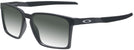 Round Satin Black Oakley OX8055 w/ Gradient Progressive Reading Sunglasses View #1