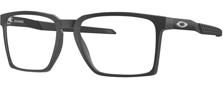 Rectangle Satin Black Oakley OX8055L Single Vision Full Frame View #1