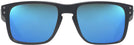 Rectangle Satin Black Oakley OX8156L Holbrook RX Progressive Reading Sunglasses - Polarized with Mirror View #2
