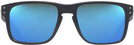 Square Satin Black Oakley OX8156 Holbrook RX Progressive Reading Sunglasses - Polarized with Mirror View #2
