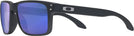 Square Satin Black Oakley OX8156 Holbrook RX Progressive Reading Sunglasses - Polarized with Mirror View #3