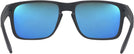 Rectangle Satin Black Oakley OX8156L Holbrook RX Progressive Reading Sunglasses - Polarized with Mirror View #4