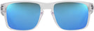 Rectangle Polished Clear Oakley OX8156L Holbrook RX Progressive Reading Sunglasses - Polarized with Mirror View #2