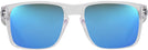 Square Polished Clear Oakley OX8156 Holbrook RX Progressive Reading Sunglasses - Polarized with Mirror View #2