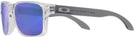 Rectangle Polished Clear Oakley OX8156L Holbrook RX Progressive Reading Sunglasses - Polarized with Mirror View #3