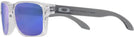 Square Polished Clear Oakley OX8156 Holbrook RX Progressive Reading Sunglasses - Polarized with Mirror View #3