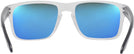 Square Polished Clear Oakley OX8156 Holbrook RX Progressive Reading Sunglasses - Polarized with Mirror View #4