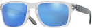 Square Polished Clear Oakley OX8156 Holbrook RX Progressive Reading Sunglasses - Polarized with Mirror View #1