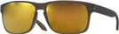 Rectangle Brown Smoke Oakley OX8156L Holbrook RX Progressive Reading Sunglasses - Polarized with Mirror View #1
