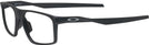 Rectangle Satin Black Oakley OX8183L Single Vision Full Frame View #3