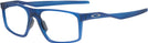 Rectangle Matte Transparent Blue Oakley OX8183L Single Vision Full Frame View #1
