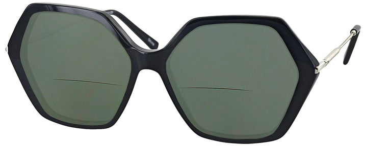 Oversized Black Iris Bifocal Reading Sunglasses View #1