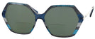 Oversized Tri Blue Iris Bifocal Reading Sunglasses View #1