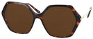 Oversized Tortoise Iris Bifocal Reading Sunglasses View #1