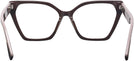 Cat Eye Brown With Tortoise Temple Bunny Single Vision Full Frame View #4