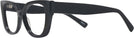 Cat Eye Black Dita Single Vision Full Frame View #3