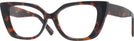 Cat Eye Dark Tortoise Dita Single Vision Full Frame View #1