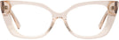 Cat Eye Crystal Peach Dita Progressive No-Lines View #2