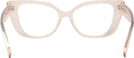 Cat Eye Crystal Peach Dita Single Vision Full Frame View #4